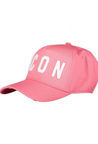 DSQUARED2 ICON BASEBALL CAP ~ women’s pink caps