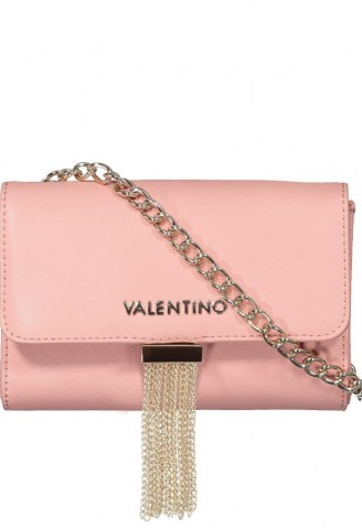 VALENTINO PICCADILLY CROSSBODY BAG ~ pink tasseled cross body bags