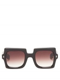 JACQUES MARIE MAGE Squeeze square acetate sunglasses / retro sunnies