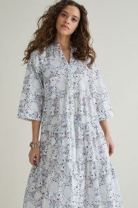 Selected Femme Rosella Midi Dress / tiered floral dresses