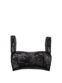 ERES X JULIE DE LIBRAN Square-neck floral Bijoux-lace bralette in black / square neck bralettes