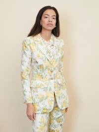 sister jane Serena Jacquard Fitted Blazer – women’s floral occasion blazers