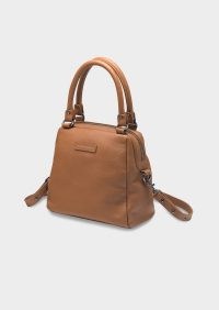 Tony Bianco Last Mountains Tan Cross Body Bag | light brown crossbody bags | top handle handbags