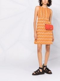 M Missoni empire-line signature-knit dress ~ vintage style dresses