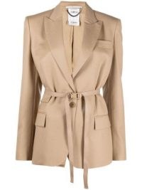 Stella McCartney Bella belted blazer ~ womens skinny belt blazers ~ women’s designer jackets