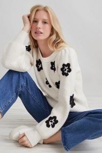 Fabienne Chapot Fenny Jumper Cream / floral jumpers