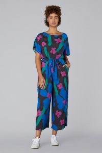 gorman LAWN DAISY PANTSUIT / floral tie waist jumpsuits / womens all-in-one pantsuits