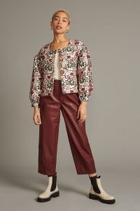 Meadows Cypress Jacket / floral puff sleeve jackets / womens volume sleeved outerwear