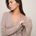 Giusta Cropped Cashmere Cardigan - Sustainable Sweaters