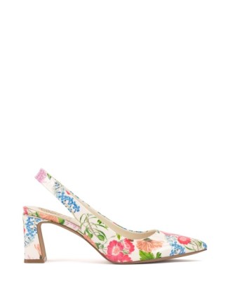 Vince Camuto Hamden Slingback Pump in Floret Garden / floral courts / printed slinbacks