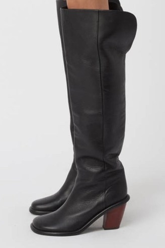 CAMILLA AND MARC Maya Over-the-knee Boot in Black ~ women’s leather over the knee boots