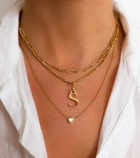 ABBOTT LYON Mini Heart Token Necklace (Gold) – luxe style jewellery – hearts / necklaces