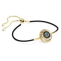 SWAROVSKI Symbolica bracelet Evil eye, Multicoloured, Gold-tone plated – crystal bracelets