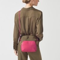 RADLEY Dukes Place Medium Zip-Top Cross Body bag in Coulis ~ bubblegum pink grained leather crossbody bags