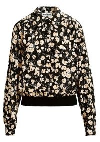 ESSENTIEL ANTWERP Ghee Printed Shirt in Combo 3 & Off White / women’s floral relaxed fit blouson style shirts