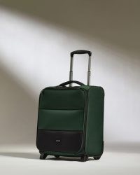 ANTLER Soft Stripe Underseat in Antler Green ~ small compact suitcases ~ overnight and weekend travel cases