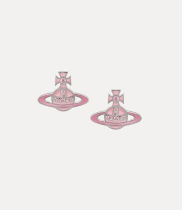 Vivienne Westwood Concetta Bas Relief Earrings ~ pink designer jewellery ~ iconic designs