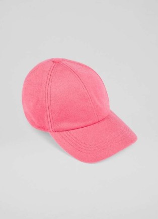 L.K. BENNETT Delaney Pink Classic Cap ~ women’s caps ~ womens hats