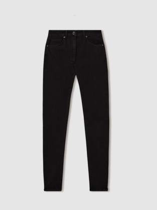 Reiss Hattie Skinny Jeans in Black | denim skinnies