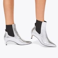 KG Kurt Geiger trace ankle boot in Silver ~ metallic boots