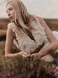 JIGSAW Looped Knitted Gilet in Cream ~ women’s shaggy gilets ~ fluffy sleeveless winter jacket