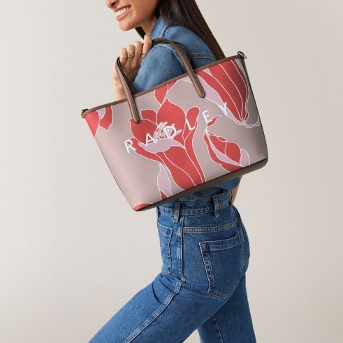 RADLEY Southwell Gardens Floral Medium Open-Top Grab / flower print tote bags / sustainable handbags and accessories