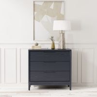 AllModern Rise 3 – Drawer Dresser in a charcoal finish ~ contemporary dressers ~ chic modern furniture