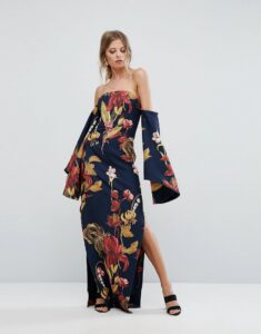 Fusion Printed Maxi Dress
