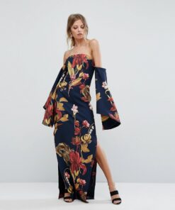 Fusion Printed Maxi Dress