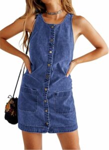 Casual Sleeveless Denim Dress SN28