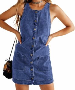 Casual Sleeveless Denim Dress SN28