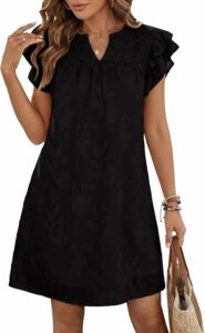Ruffle Summerl Burnout Mini Dress SN1