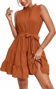 Summer Ruffle Layered Short Dress SN31
