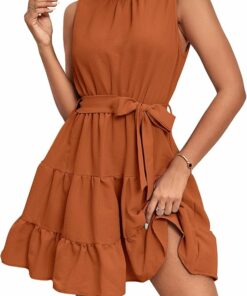 Summer Ruffle Layered Short Dress SN31