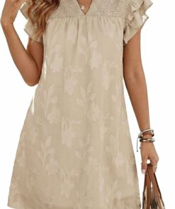 Summer Floral Burnout Mini Dress SN3