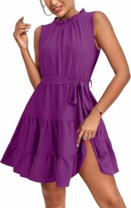 Women's Ruched Trim Dress SN34