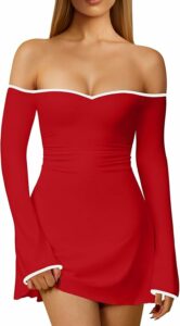 Women's Sexy Off Shoulder Dress SN36